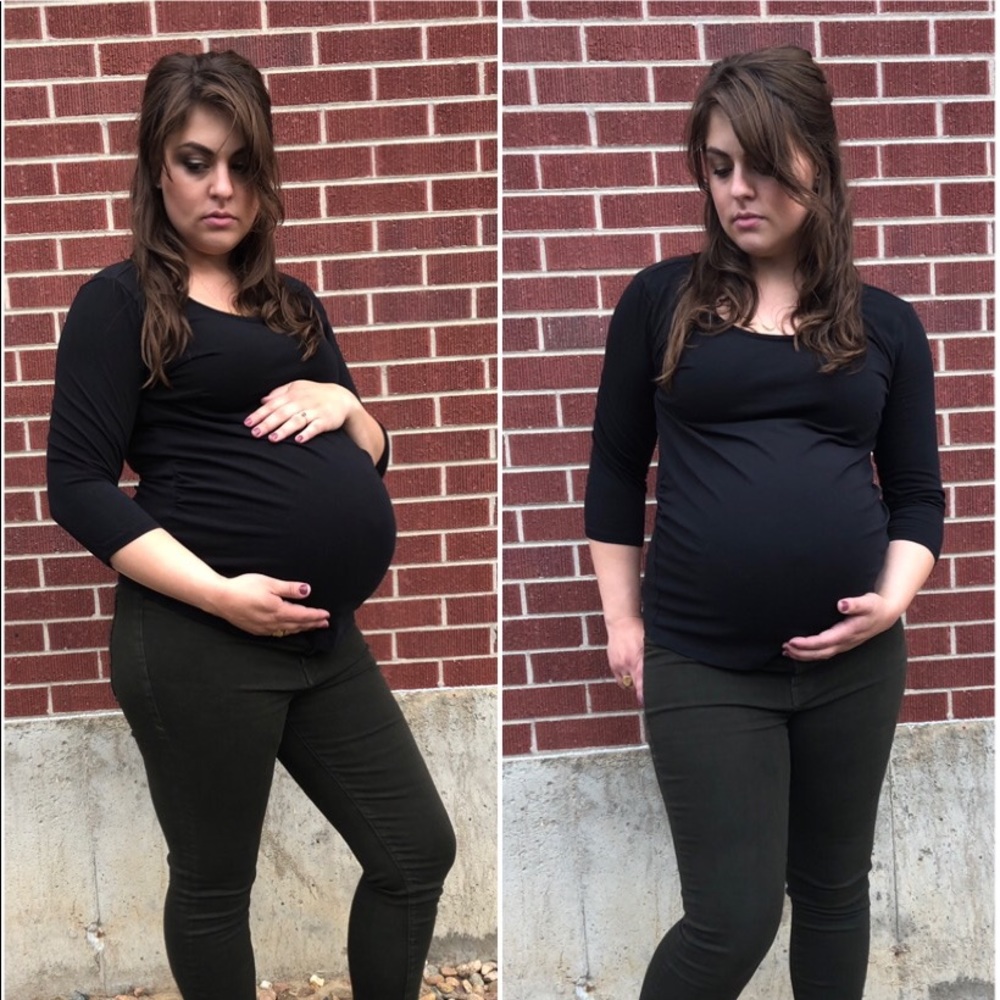 H&M Three Quarter Sleeve T-Shirt